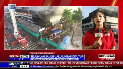 Kebakaran Melanda Pasar Senen
