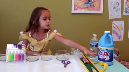 Slime Disaster! Neon Rainbow Glitter Color Glues and Starch - Sticky NO Slime Mess