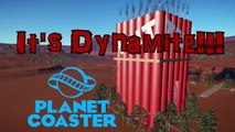 Let's Ride a Roller Coaster | It's Dynamite | Planet Coaster | Placeable Custom Ride With Scenery