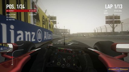 F1 2010 - #49 S1 R11 Hockenheim, race gameplay