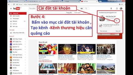 Hướng dẫn đăng video lên youtube , Hương dẫn đăng tin quang cao lên youtube,