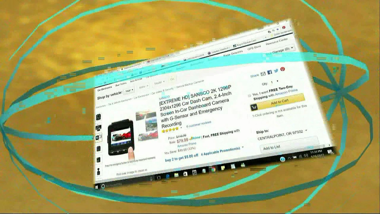 REVIEW EXTREME HD SANSCO 2K 1296P 2304x1296 Car Dash Cam