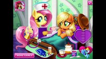 MLP Applejack stomach doctor - My Little Pony surgery games for kids