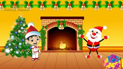 下载视频: Jingle Bells Song Christmas Songs for Children Jingle Bells with Santa Claus Cute Cartoon Animated