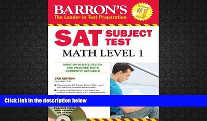 Download Video: BEST PDF  Barron s SAT Subject Test Math Level 1 with CD-ROM (Barron s SAT Subject Test Math Level