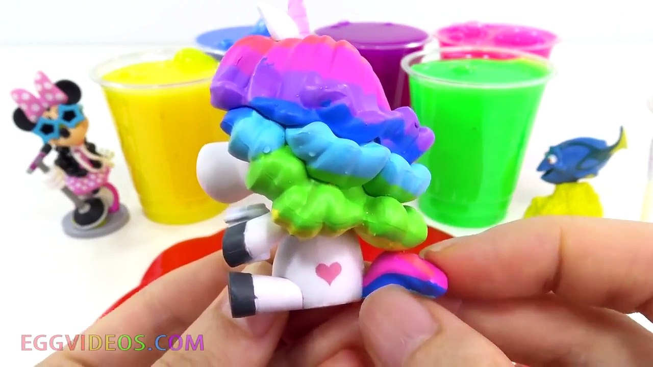 Slime Surprise Toys in Cups Minions Disney Minnie Mouse Finding Dory SpongeBob Toy Story Inside Out