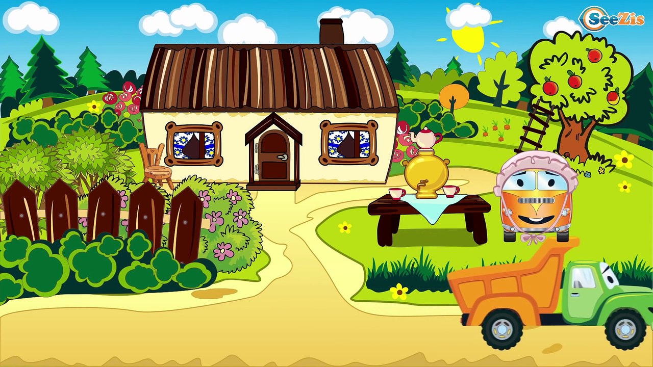 Caricaturas de carros - Carros de Carreras y Coche de Policía - Dibujos animados para niños