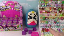 Giant Shopkins Season 2 Leafy Play Doh Surprise Egg 12 Pack Opening Blind Baskets