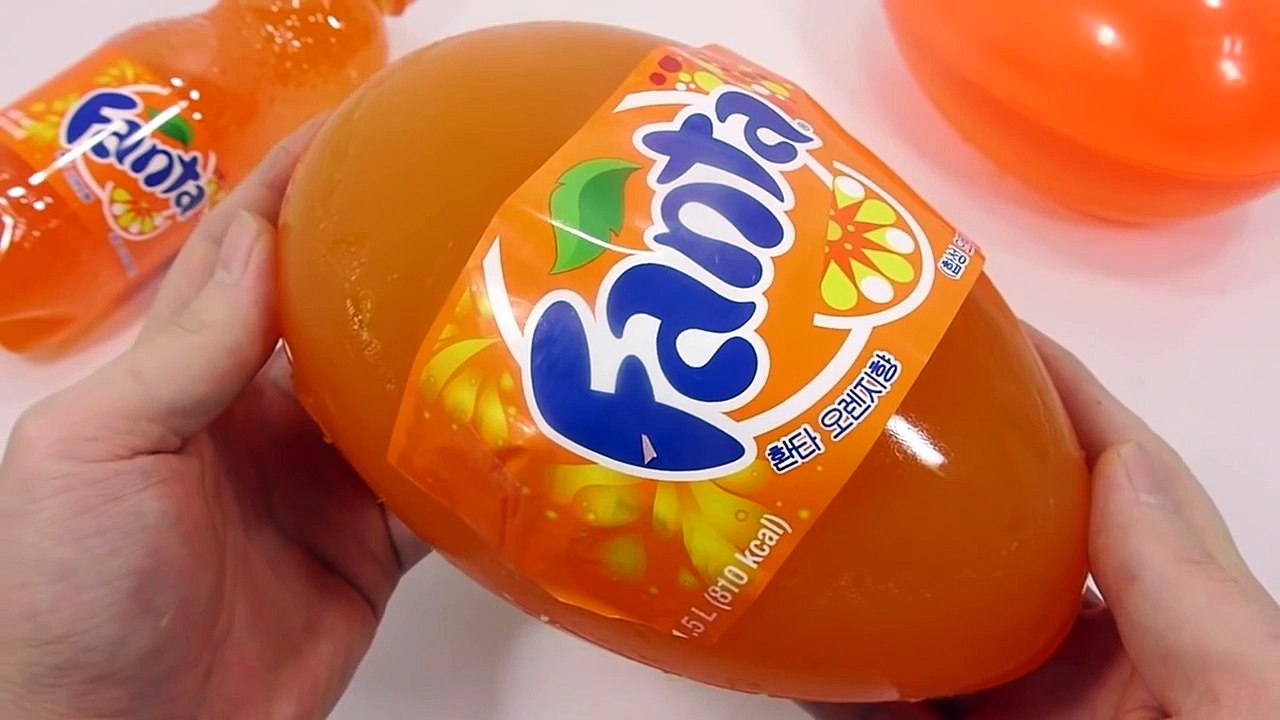 Baby ToY Play Fanta Orange Egg Pudding Jelly Cooking - How To Make
