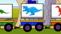 Dinosaur Toys Color show for Learning Colors for Children Kids Toddlers | Trains for Kids
