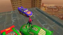 Guido Disney Cars Pixar Pink Spiderman Nursery Rhymes with Lightning McQueen & Dinoco