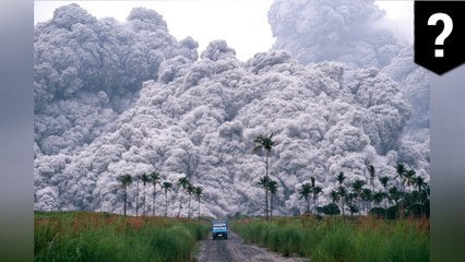 This is what happens when a volcano spits out a pyroclastic flow