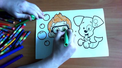 Bubble Guppies New Coloring Pages for Kids Colors Coloring colored markers felt pens pencils