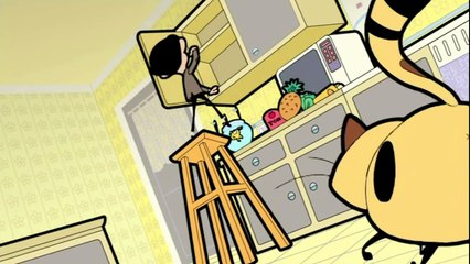 Mr Bean -  Cat sitting