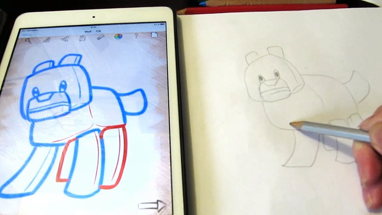 Как нарисовать Chibi Minecraft  для детей How to draw for children How to Draw Chibi Minecraft