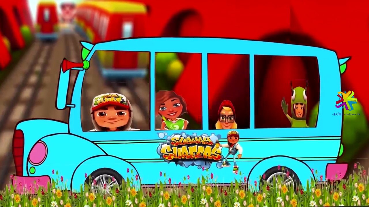 Замороженные Семья Палец Песни И Потешки Сабвей Серф Читы Колеса На Автобусе