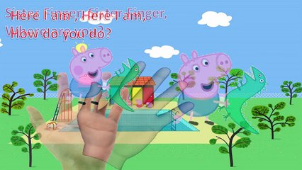 Peppa Pig Swimming Pool Finger Family Song Nursery Rhyme Kids Toddlers