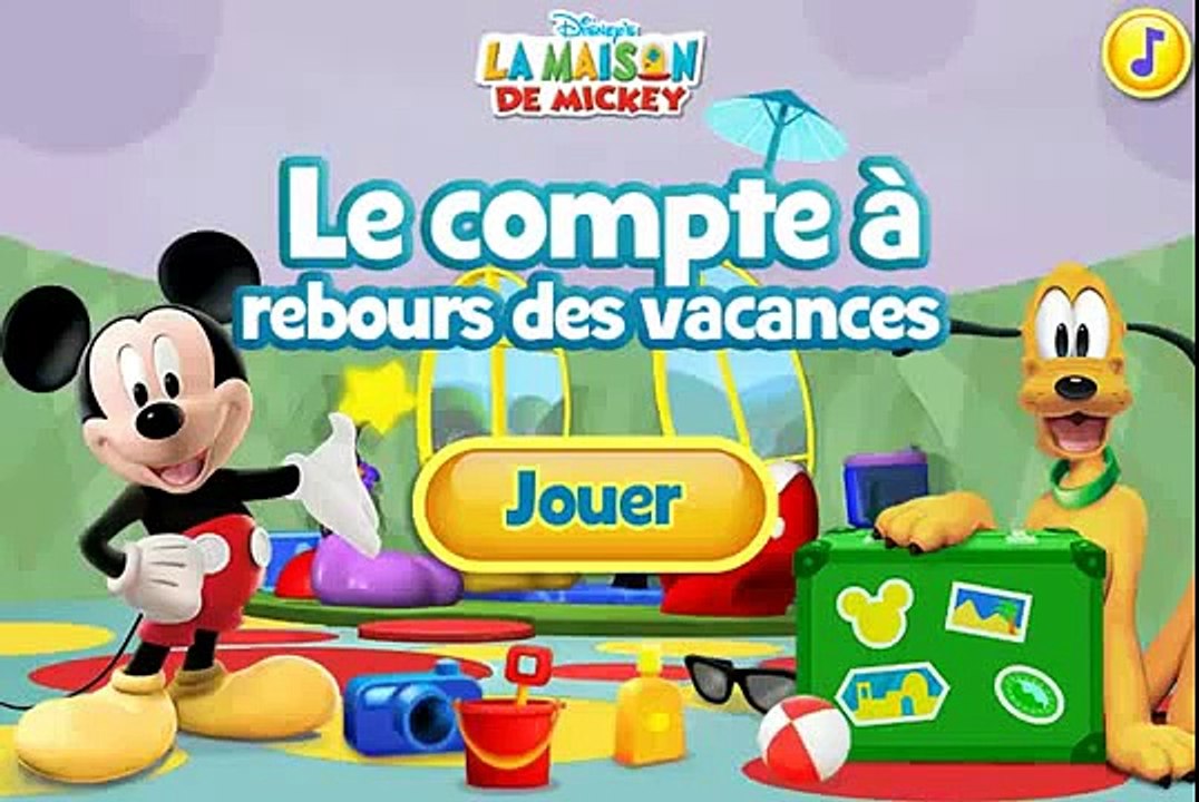 La Maison de Mickey Le compte à rebours des vacances / Mickey MOUSE CLUBHOUSE DISNEY ANIMATION GAMES
