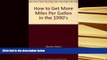 PDF [FREE] DOWNLOAD  How to Get More Miles Per Gallon in the 1990s BOOK ONLINE