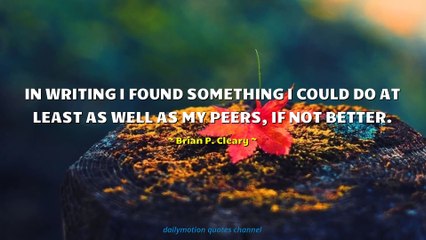 Brian P. Cleary Quotes