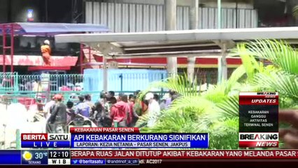 Datangi Lokasi Kebakaran Pasar Senen, Djarot Dengarkan Aspirasi Pedagang
