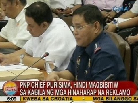 UB: PNP chief Purisima, 'di magbibitiw sa kabila ng mga reklamo
