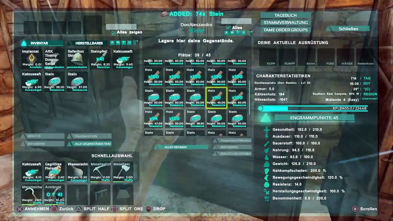 DonAleszandro's ARK Survival Evolved : ««-Don Rambo mit dem Eisernen Willen zu überleben-»» (777)