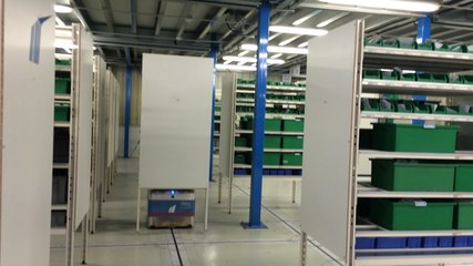 Magasin robotisè d'Idea sur le site d'Airbus