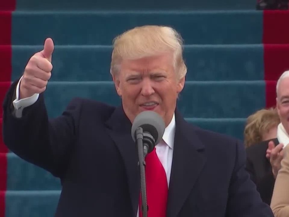 President Donald J. Trump inauguration speech