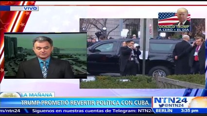 “Esperamos que Trump escuche al pueblo cubano”: Presidente del Movimiento Democracia a NTN24