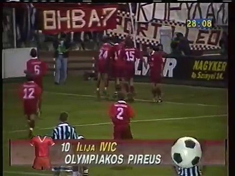 10.09.1996 - 1996-1997 UEFA Cup 1st Round 1st Leg Ferencvarosi TC 3-1 Olympiacos FC
