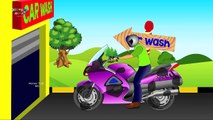 Bike Car Wash | Toy Bike For Kids | Videos For Children