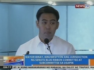 Download Video: NTG: Mayor Binay, hindi dadalo sa pagdinig sa umano'y overpriced na Makati City Hall Bldg. 2