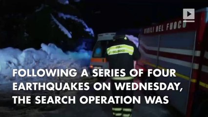 Avalanche hits hotel in Italy, up to 30 people dead