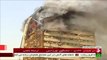 İran'da 17 katlı binanın çökme anı