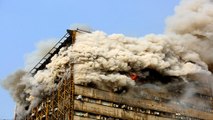 ثلاثون رجل إطفاء قضوْا في انهيار مبنى بلاسكو في طهران