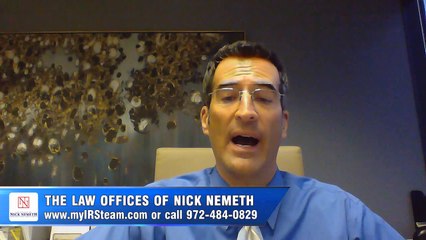 Dallas Fort Worth  Nick Nemeth Discusses Tax Problems and the IRS Fresh Start Program