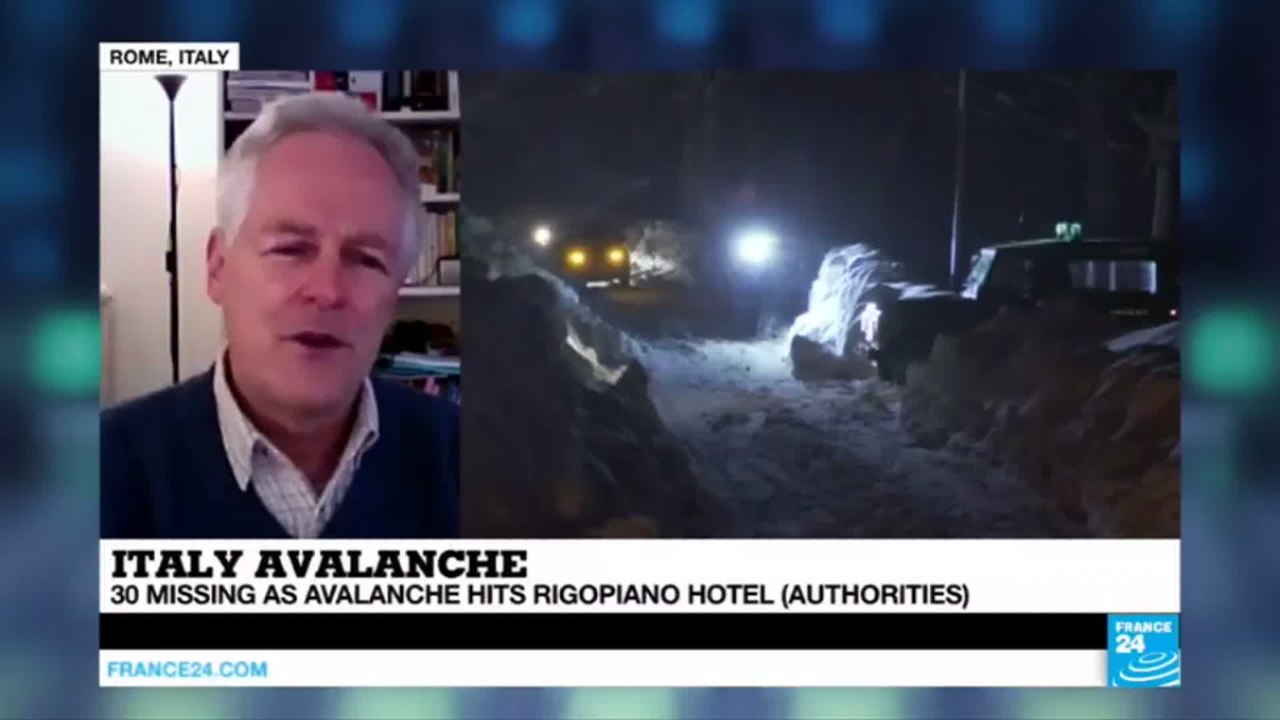 Italy: 30 missing as avalanche hits an hotel in Rigopiano