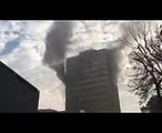 tehran اتش سوزی ساختمان پلاسکو
