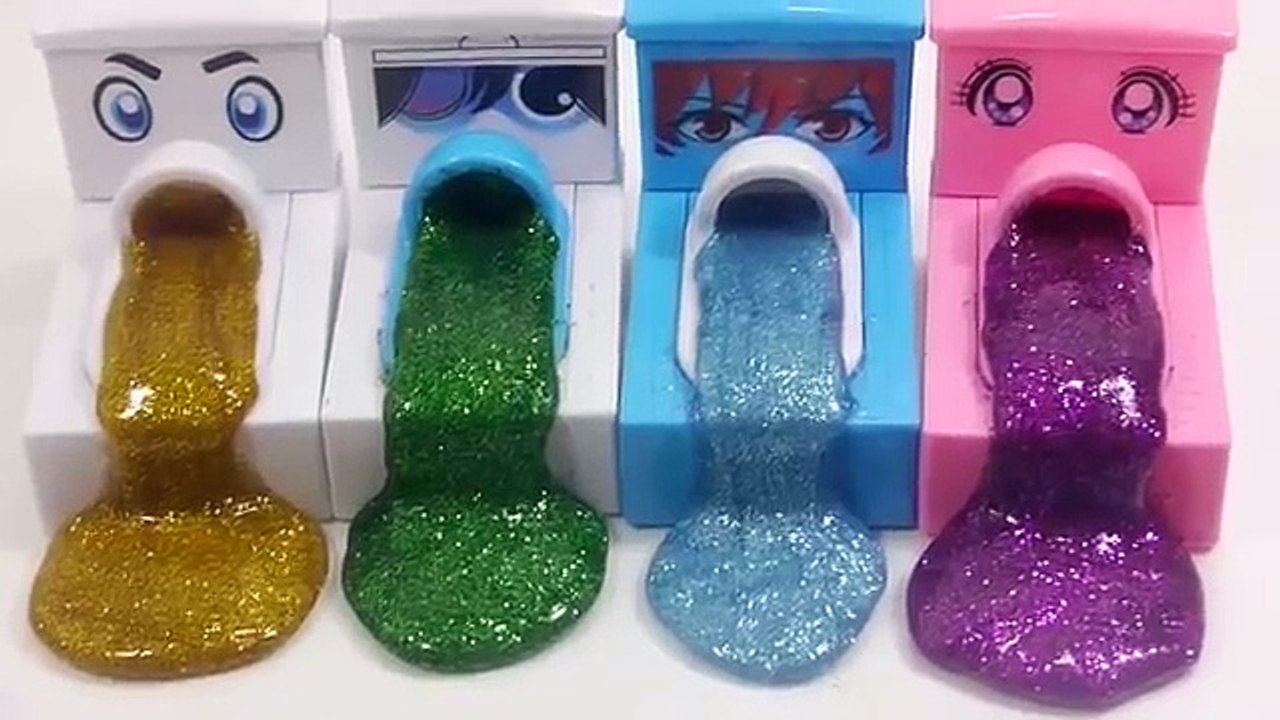 DIY How To Make Rainbow Colors Kinetic Sand Egg Cake Learn Colors Slime Glitter Slime Poop