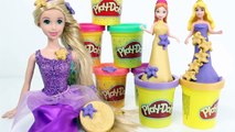 Disney Princess Play Doh Rapunzel Play Set Princess Rapunzel from Tangled Disney Movie Toy Videos
