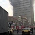 آتش سوزي در ساختمان پلاسكو تهران