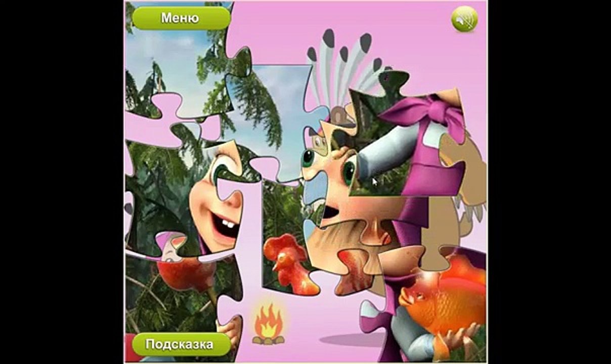 Puzzle Пазлы 3 Маша и Медведь Masha and the Bear