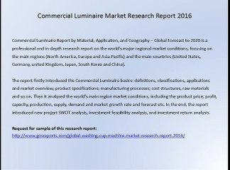 Commercial Luminaire Market Research Report 2016