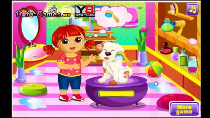 Dora Puppy Caring - Cartoon Video Game For Kids