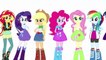 MY LITTLE PONY EQUESTRIA GIRLS Color Swap Mane 7 Transforms Into PINKIE PIE MLP Coloring for Kids