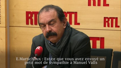 Gifle à Manuel Valls : "Il y a parfois une justice accélérée", déplore Philippe Martinez