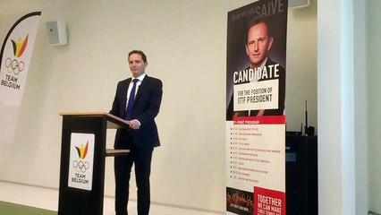Jean-Michel Saive se lance dans la course à la présidence de l'ITTF