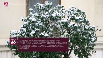 La neu arriba a Ontinyent