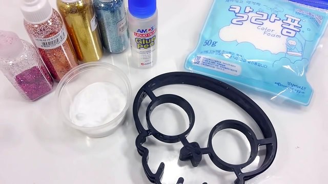 DIY How To Make Colors Milk Feet Jelly Pudding Gummy Learn Colors Slime Clay Glitter